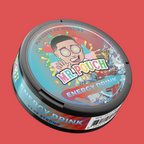 Cutie Mr. Pouch Energy Drink – pliculețe cu nicotină (pouch) cu aromă de energy drink, snus fără tutun, 20 mg/g